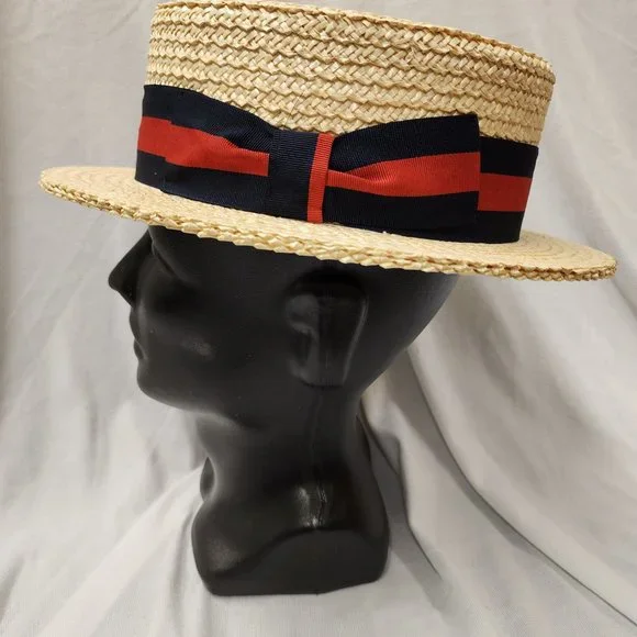 Skimmer Hat / Italian Straw